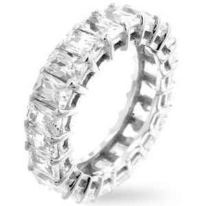 Radiant Cut Eternity Band - Jewelry Xoxo
