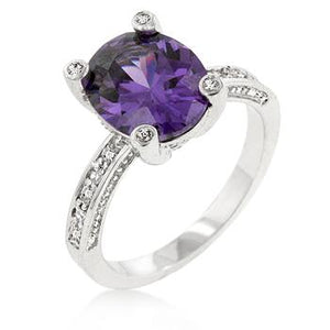Purple Anniversary Ring - Jewelry Xoxo