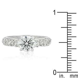 Classic Pave Bridal Ring - Jewelry Xoxo