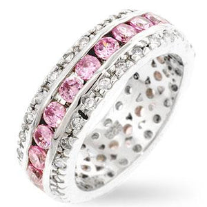 Soft Pink Eternity Band - Jewelry Xoxo