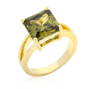 Olive Green Gypsy Ring - Jewelry Xoxo