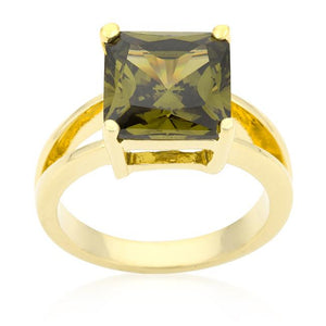 Olive Green Gypsy Ring - Jewelry Xoxo
