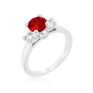 Mini Ruby Triplet Ring - Jewelry Xoxo