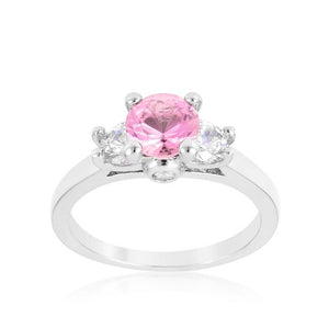 Mini Pink Ice Triplet Ring - Jewelry Xoxo