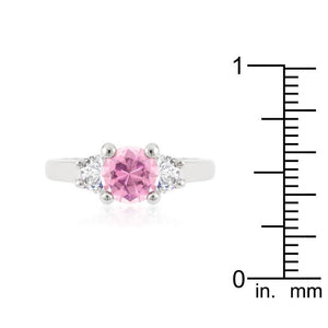 Mini Pink Ice Triplet Ring - Jewelry Xoxo