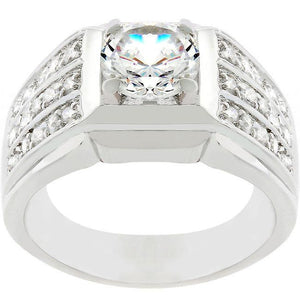 Rock Solid Cubic Zirconia Ring - Jewelry Xoxo