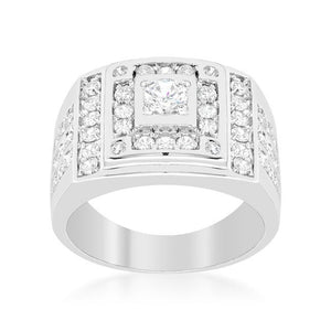 Geometric Cubic Zirconia Ring - Jewelry Xoxo