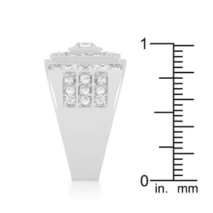 Geometric Cubic Zirconia Ring - Jewelry Xoxo