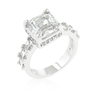 Asscher Cut Engagement Ring - Jewelry Xoxo