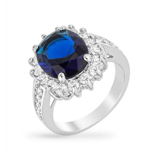 Blue Cambridge Elegance Ring - Jewelry Xoxo