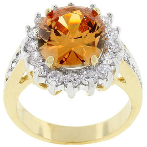 Champagne Cambridge Elegance Ring - Jewelry Xoxo