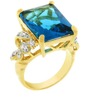 Blue Lagoon Cocktail Ring - Jewelry Xoxo