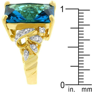 Blue Lagoon Cocktail Ring - Jewelry Xoxo