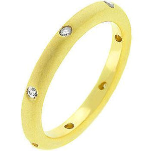 Matte Gold Wedding Band - Jewelry Xoxo