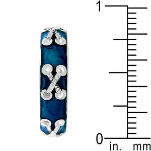 Laced Enamel Eternity Band - Jewelry Xoxo