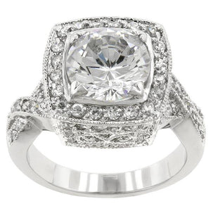 Palisades Classic Clear Ring - Jewelry Xoxo