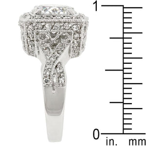 Palisades Classic Clear Ring - Jewelry Xoxo