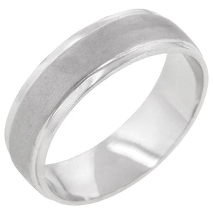 Classic Matte 6 MM Wedding Band - Jewelry Xoxo