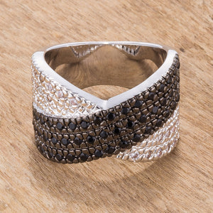 Cross Pattern Cocktail Ring - Jewelry Xoxo