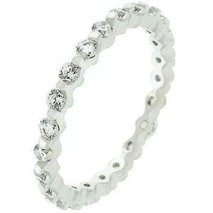 Silver Lace Eternity Band - Jewelry Xoxo