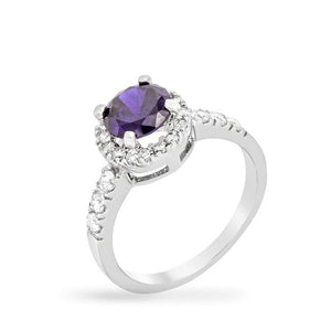 Tanzanite Purple Crown Ring - Jewelry Xoxo