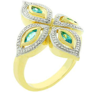 Aqua Luxe Ring - Jewelry Xoxo