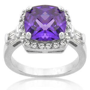 Midnight Amethyst Ring - Jewelry Xoxo