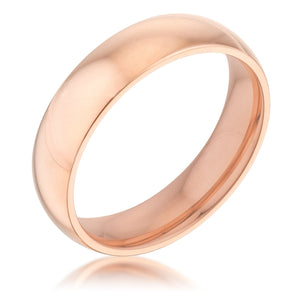 5 mm IPG Rose Gold Stainless Steel Band - Jewelry Xoxo