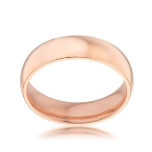 5 mm IPG Rose Gold Stainless Steel Band - Jewelry Xoxo