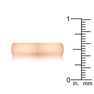 5 mm IPG Rose Gold Stainless Steel Band - Jewelry Xoxo