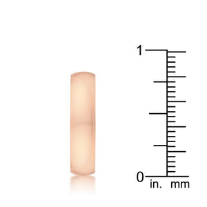 5 mm IPG Rose Gold Stainless Steel Band - Jewelry Xoxo