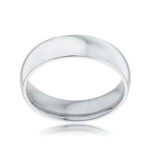 5 mm Stainless Wedding Band - Jewelry Xoxo