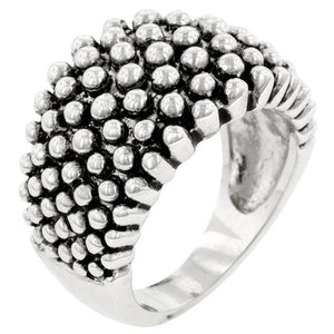 Studded Metal Ring - Jewelry Xoxo