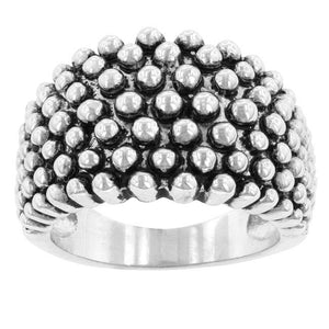 Studded Metal Ring - Jewelry Xoxo