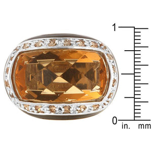Persian Champagne Ring - Jewelry Xoxo