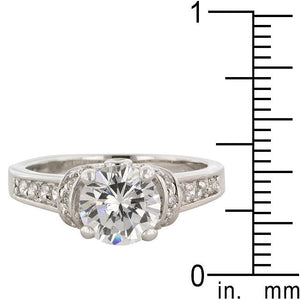 Rhodium Plated Regal Ring - Jewelry Xoxo