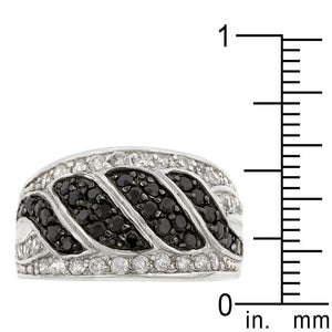 Black &amp; White Swirl Ring - Jewelry Xoxo