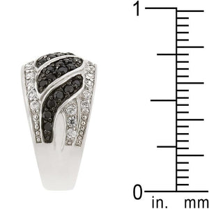 Black &amp; White Swirl Ring - Jewelry Xoxo