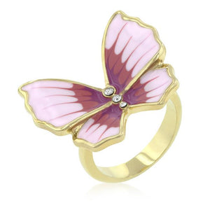 Butterfly 3-Stone Ring - Jewelry Xoxo