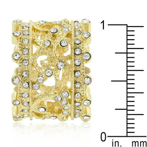 Golden Filigree Eternity Band - Jewelry Xoxo