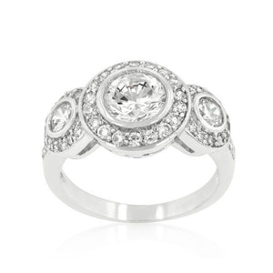 Fitzgerald Cubic Zirconia Ring - Jewelry Xoxo