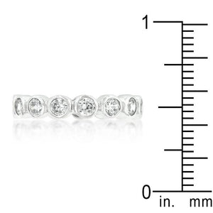 Linked Bezel Eternity Band - Jewelry Xoxo