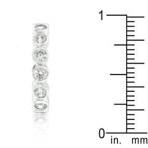 Linked Bezel Eternity Band - Jewelry Xoxo