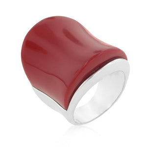 Big Red Cocktail Ring - Jewelry Xoxo