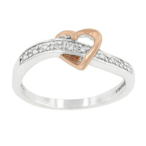 Rose Heart Band - Jewelry Xoxo