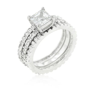 Bridal Triple Ring Set - Jewelry Xoxo