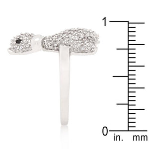 Cubic Zirconia Giraffe Ring - Jewelry Xoxo