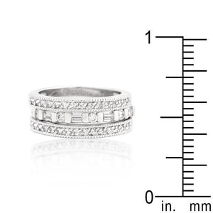 Simple Cubic Zirconia Ring Set - Jewelry Xoxo