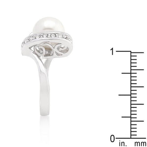 Single Pearl Cocktail Ring - Jewelry Xoxo