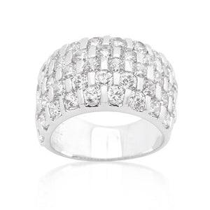 Channel Set Princess Cut Ring - Jewelry Xoxo